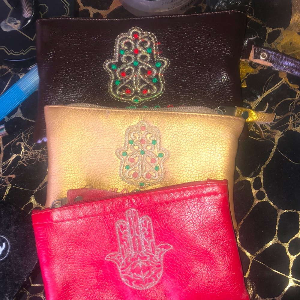 Beautiful vintage Moroccan makeup pouch